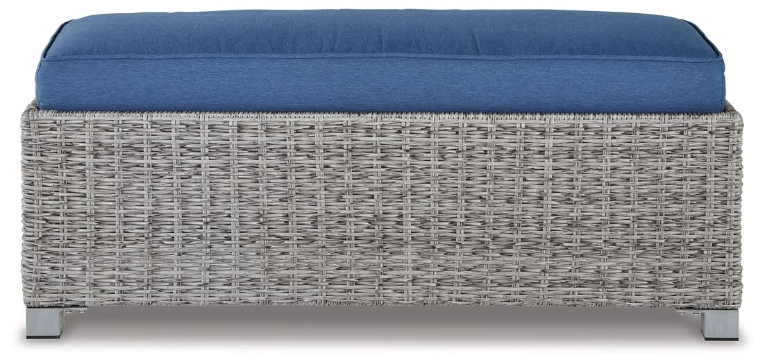 Ashley Express - Naples Beach Bench with Cushion - Walo Furniture