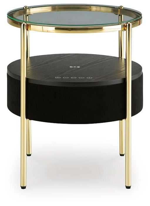 Ashley Express - Nedman Accent Table with Speaker - Walo Furniture