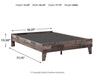 Ashley Express - Neilsville Platform Bed - Walo Furniture