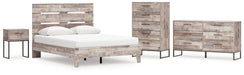 Ashley Express - Neilsville Queen Platform Bed with Dresser, Chest and Nightstand - Walo Furniture