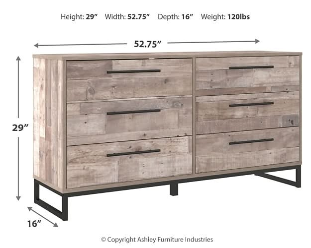 Ashley Express - Neilsville Six Drawer Dresser - Walo Furniture