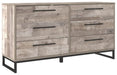 Ashley Express - Neilsville Six Drawer Dresser - Walo Furniture