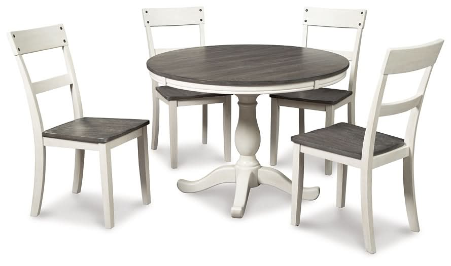 Ashley Express - Nelling Dining Table and 4 Chairs - Walo Furniture