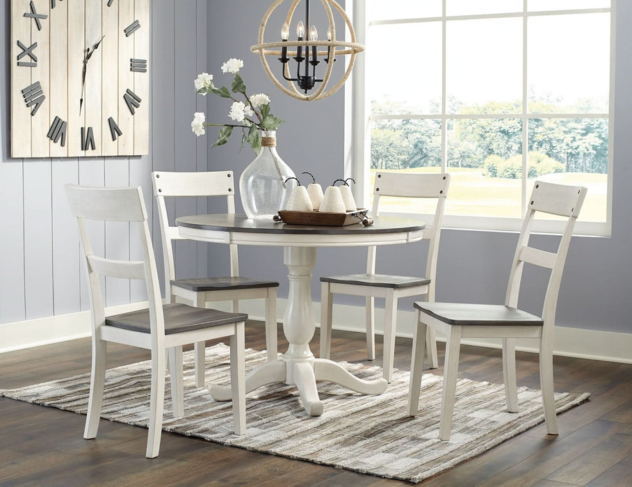 Ashley Express - Nelling Dining Table and 4 Chairs - Walo Furniture