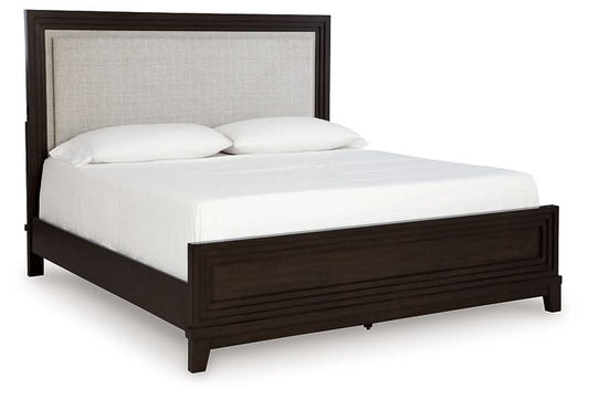 Ashley Express - Neymorton Queen Upholstered Panel Bed - Walo Furniture