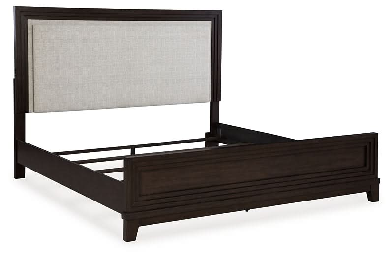 Ashley Express - Neymorton Queen Upholstered Panel Bed - Walo Furniture