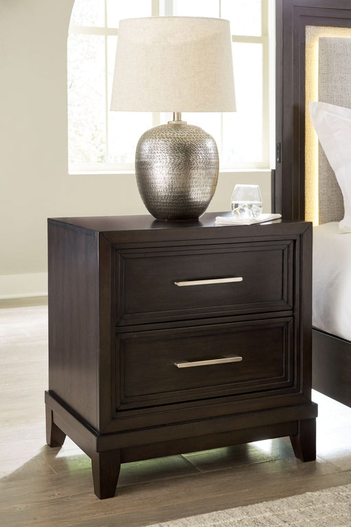 Ashley Express - Neymorton Two Drawer Night Stand - Walo Furniture