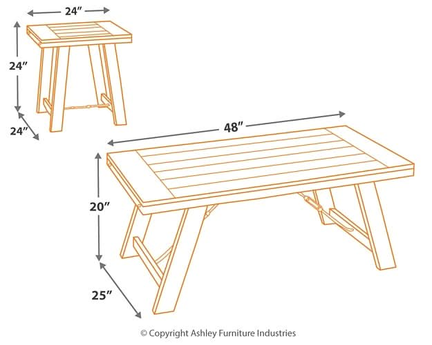 Ashley Express - Noorbrook Occasional Table Set (3/CN) - Walo Furniture