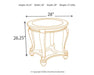 Ashley Express - Norcastle Round End Table - Walo Furniture