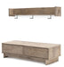 Ashley Express - Oliah Bench with Coat Rack - Walo Furniture