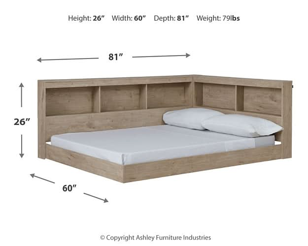 Ashley Express - Oliah Bookcase Storage Bed - Walo Furniture