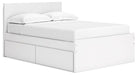 Ashley Express - Onita Panel Platform Bed With 1 Side Storage - Walo Furniture