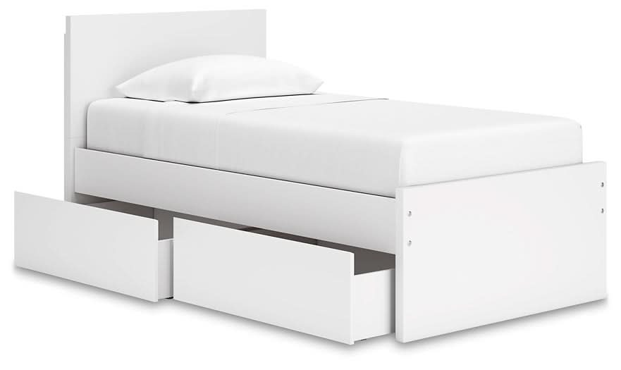 Ashley Express - Onita Panel Platform Bed With 1 Side Storage - Walo Furniture