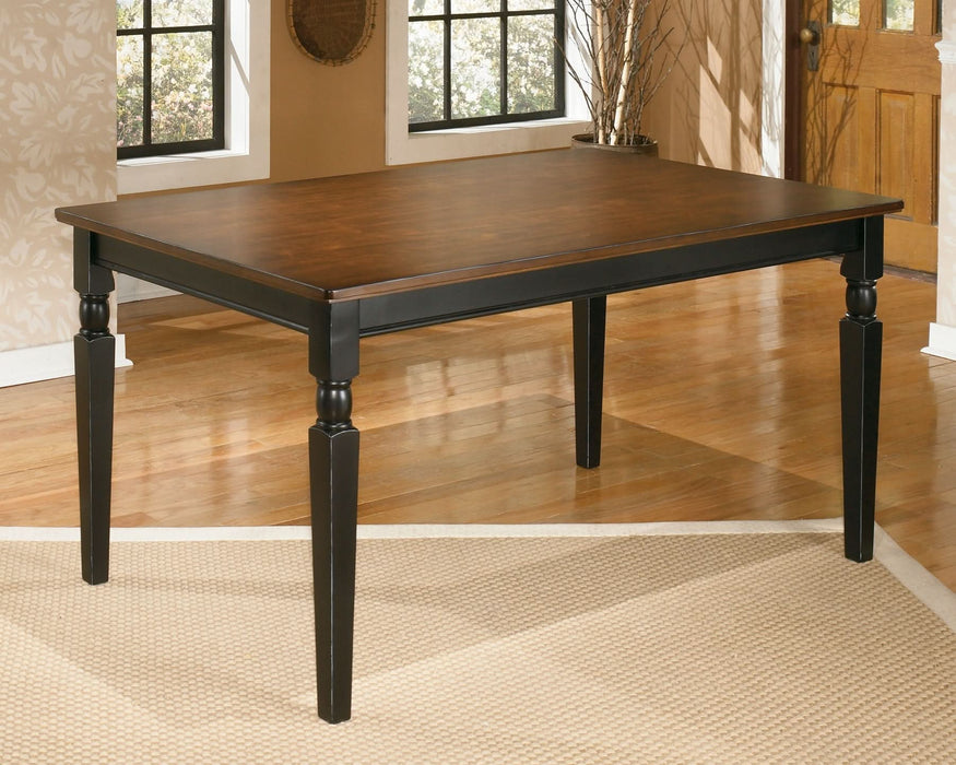 Ashley Express - Owingsville Dining Table and 4 Chairs and Bench - Walo Furniture