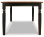 Ashley Express - Owingsville Rectangular Dining Room Table - Walo Furniture