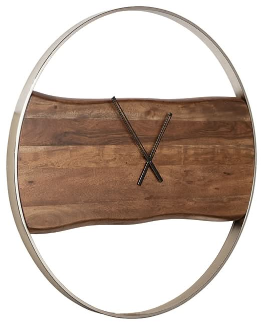 Ashley Express - Panchali Wall Clock - Walo Furniture