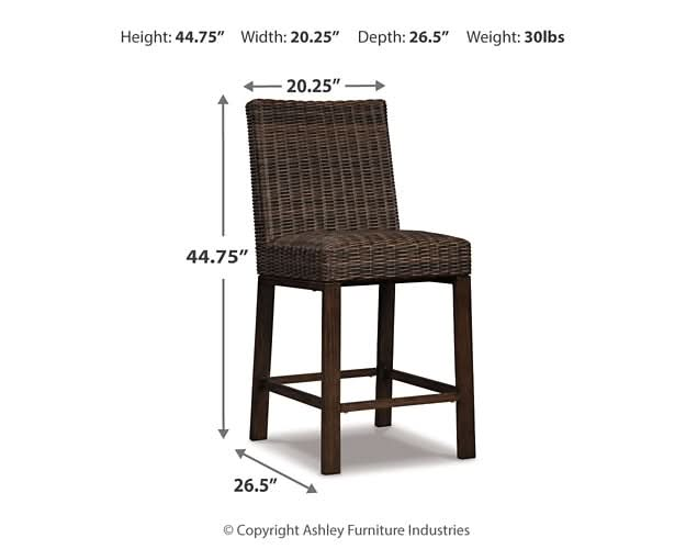 Ashley Express - Paradise Trail Barstool (2/CN) - Walo Furniture