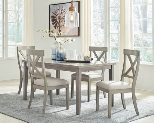 Ashley Express - Parellen Dining Table and 4 Chairs - Walo Furniture