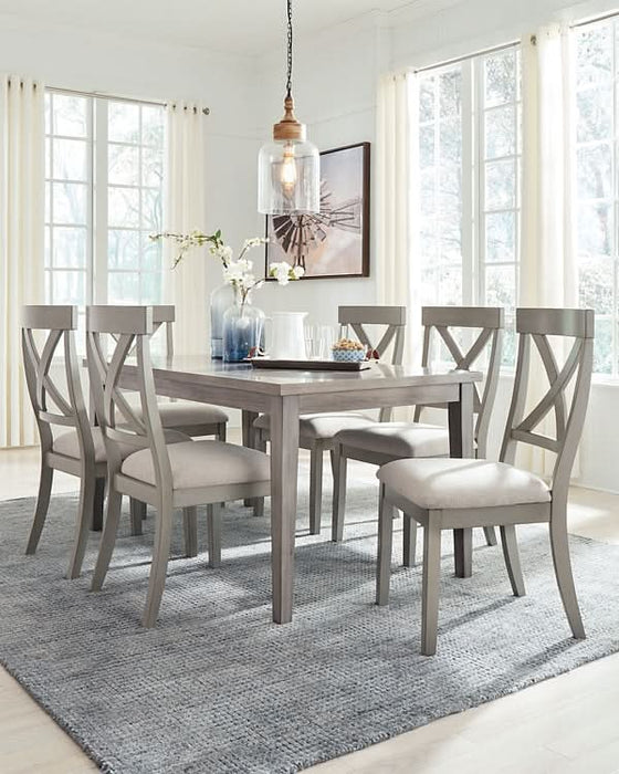 Ashley Express - Parellen Dining Table and 6 Chairs - Walo Furniture