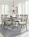 Ashley Express - Parellen Dining Table and 6 Chairs - Walo Furniture