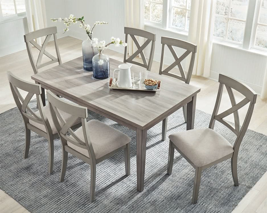 Ashley Express - Parellen Dining Table and 6 Chairs - Walo Furniture