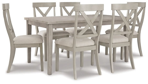 Ashley Express - Parellen Dining Table and 6 Chairs - Walo Furniture