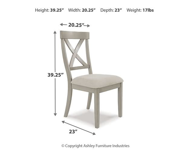 Ashley Express - Parellen Dining UPH Side Chair (2/CN) - Walo Furniture