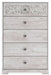 Ashley Express - Paxberry Five Drawer Chest - Walo Furniture