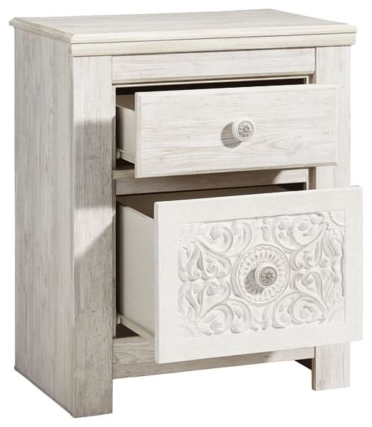 Ashley Express - Paxberry Two Drawer Night Stand - Walo Furniture