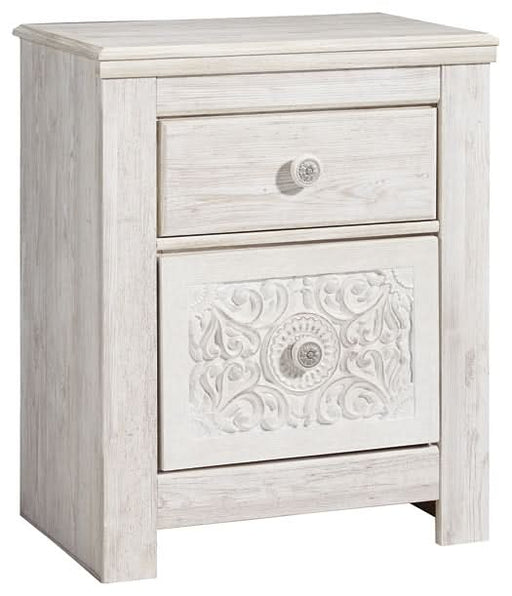 Ashley Express - Paxberry Two Drawer Night Stand - Walo Furniture