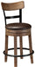 Ashley Express - Pinnadel UPH Swivel Barstool (1/CN) - Walo Furniture