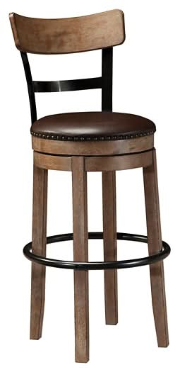 Ashley Express - Pinnadel UPH Swivel Barstool (1/CN) - Walo Furniture