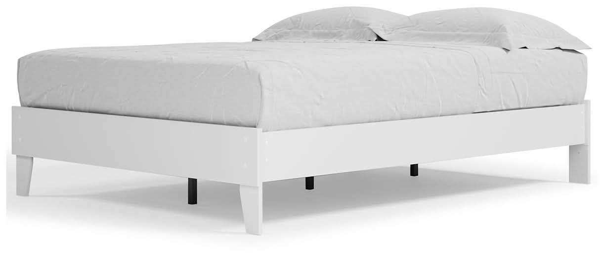 Ashley Express - Piperton Queen Platform Bed with Dresser, Chest and Nightstand - Walo Furniture