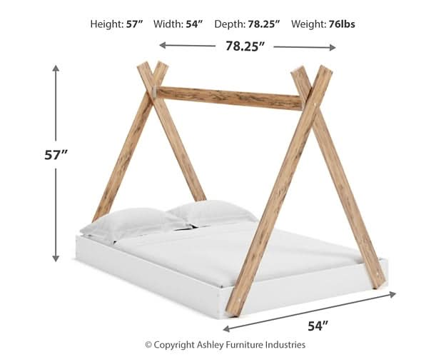 Ashley Express - Piperton Tent Complete Bed In Box - Walo Furniture