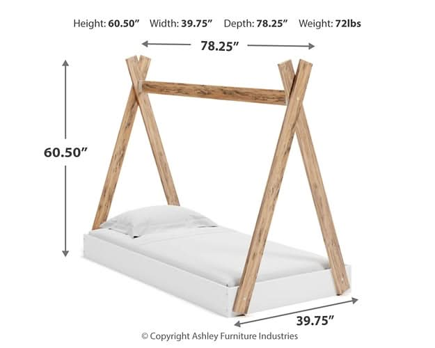 Ashley Express - Piperton Tent Complete Bed In Box - Walo Furniture