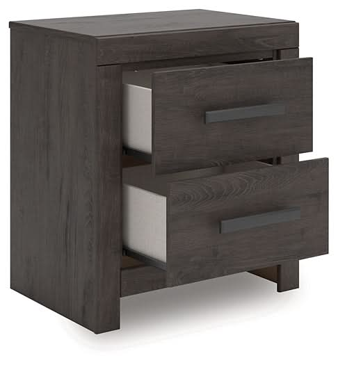 Ashley Express - Prendonea Two Drawer Night Stand - Walo Furniture