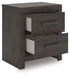 Ashley Express - Prendonea Two Drawer Night Stand - Walo Furniture