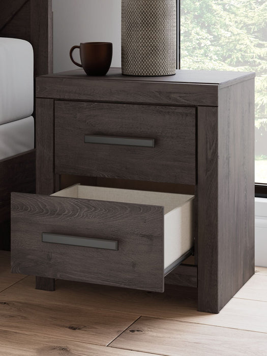 Ashley Express - Prendonea Two Drawer Night Stand - Walo Furniture