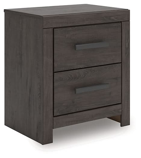 Ashley Express - Prendonea Two Drawer Night Stand - Walo Furniture