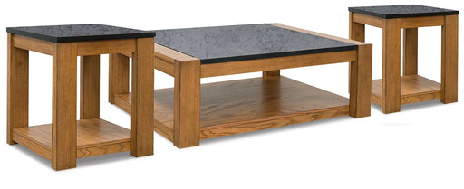 Ashley Express - Quentina Coffee Table with 2 End Tables - Walo Furniture