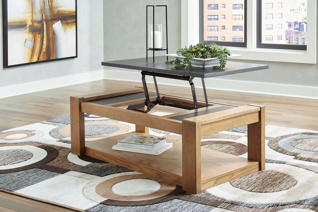 Ashley Express - Quentina Coffee Table with 2 End Tables - Walo Furniture