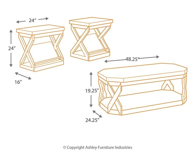 Ashley Express - Radilyn Occasional Table Set (3/CN) - Walo Furniture