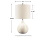 Ashley Express - Rainermen Ceramic Table Lamp (1/CN) - Walo Furniture