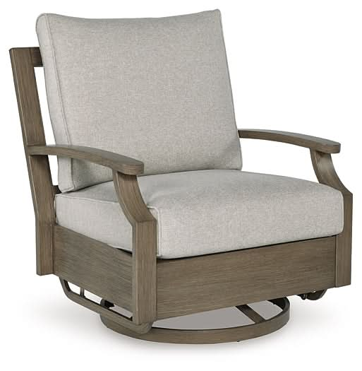 Ashley Express - Rainier Ranch Swivel Glider Chair w/Cushion - Walo Furniture