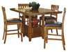 Ashley Express - Ralene Counter Height Dining Table and 4 Barstools - Walo Furniture