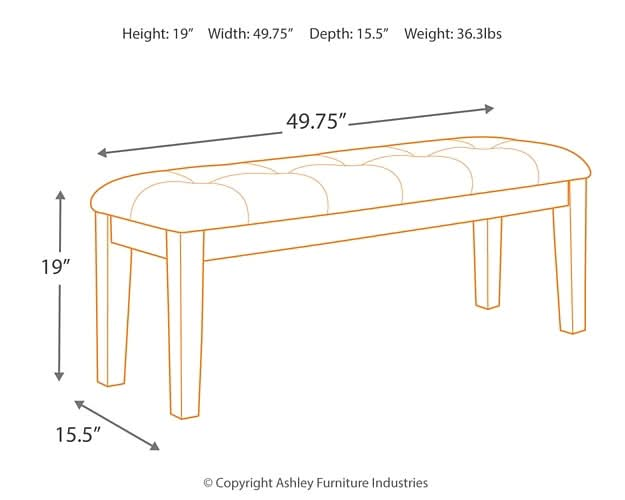 Ashley Express - Ralene Large UPH Dining Room Bench - Walo Furniture