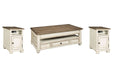 Ashley Express - Realyn Coffee Table with 2 End Tables - Walo Furniture