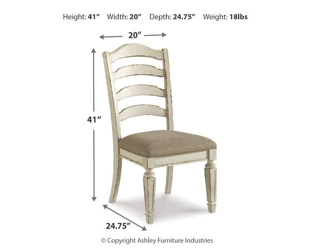 Ashley Express - Realyn Dining UPH Side Chair (2/CN) - Walo Furniture