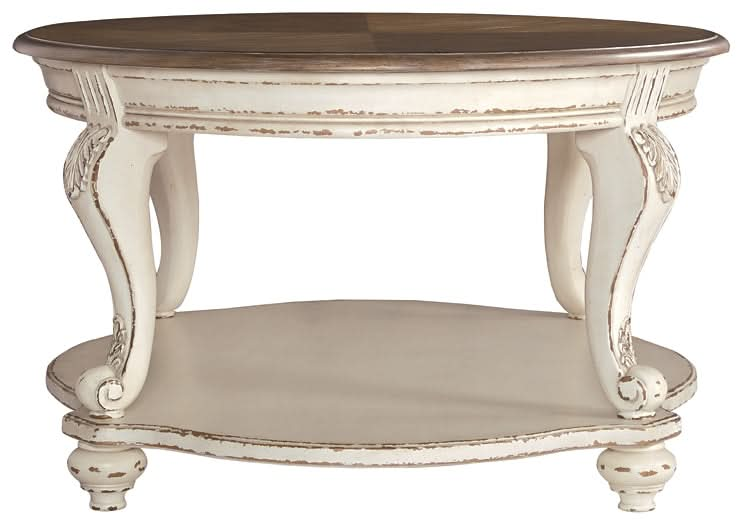 Ashley Express - Realyn Oval Cocktail Table - Walo Furniture