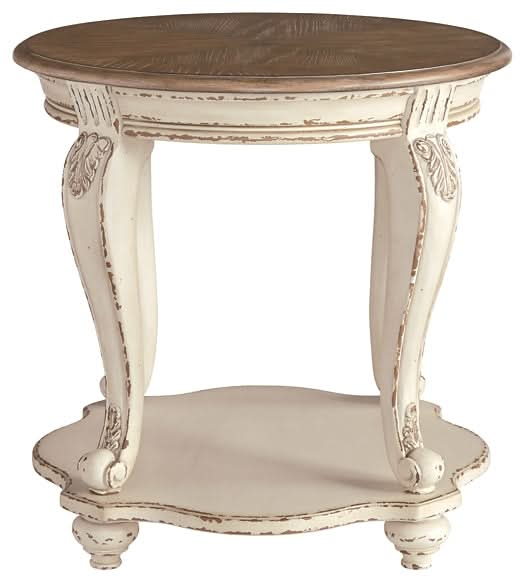 Ashley Express - Realyn Round End Table - Walo Furniture